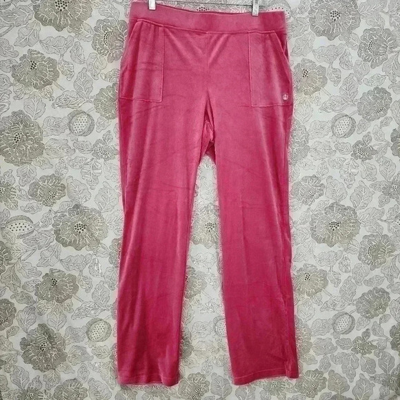 Juicy Couture Pants - NWT Juicy Couture Velvet Women's Pants L Pink